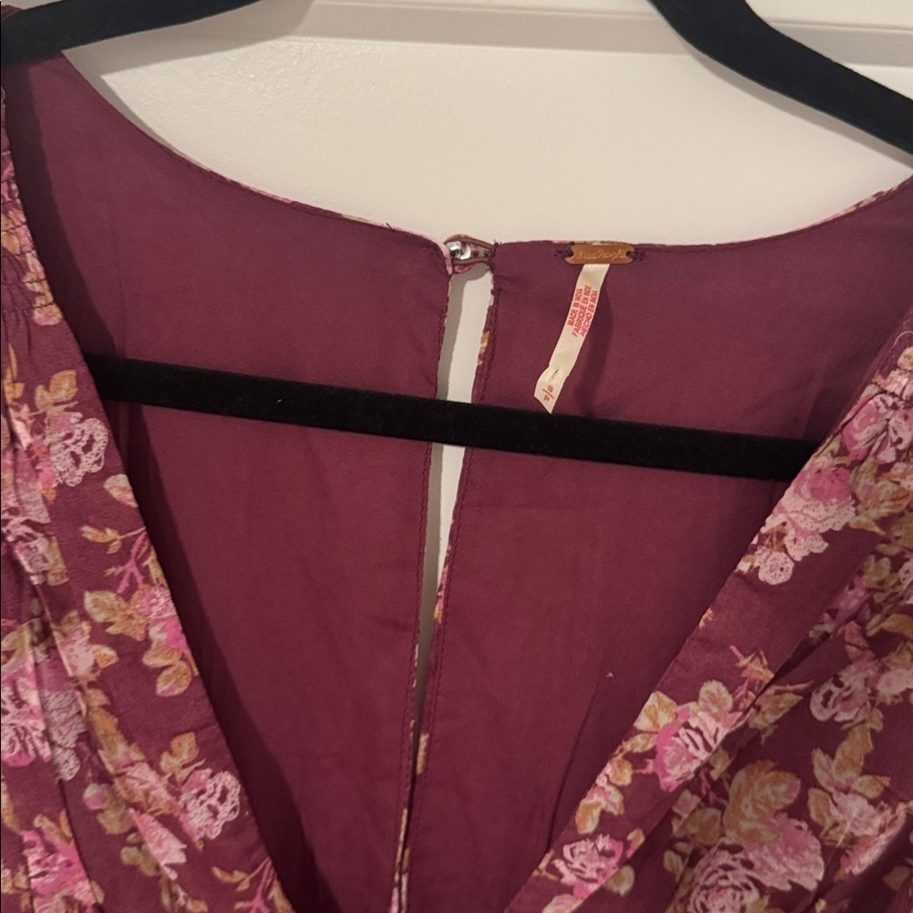 NWOT Free People Keep You Long Sleeve Cotton Mini Dress - Picture 6 of 7